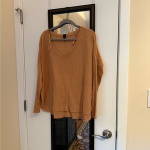 Wild Fable Rust Long Sleeve Top